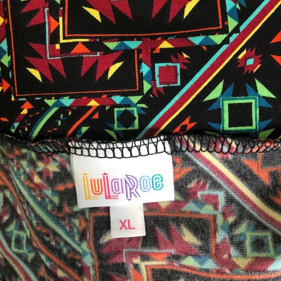 LuLaRoe Tribal print Maxi XL - Picture 4 of 4